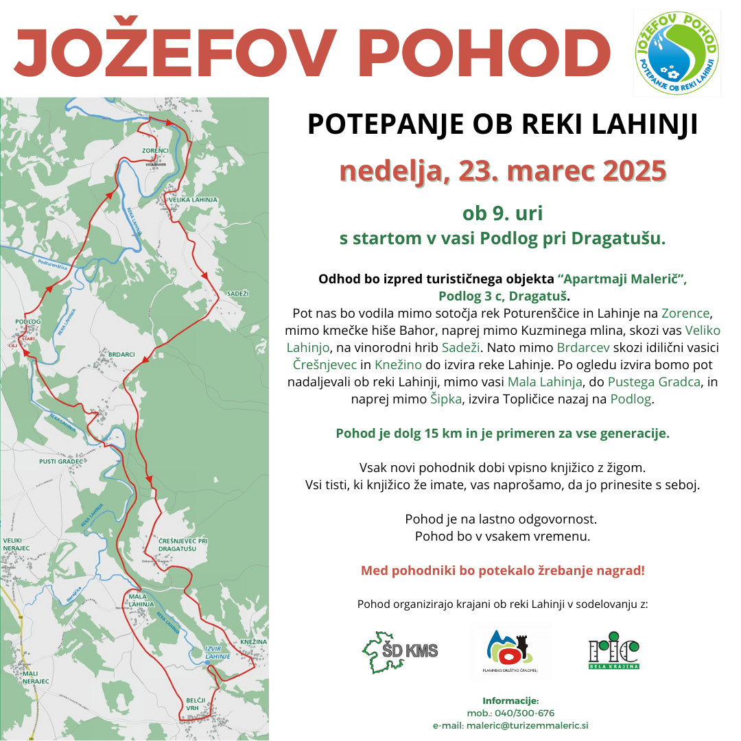 Jožefov pohod 2025 vabilo